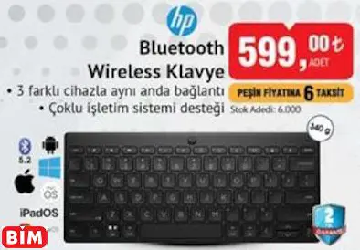 HP BLUETOOTH WİRELESS KLAVYE
